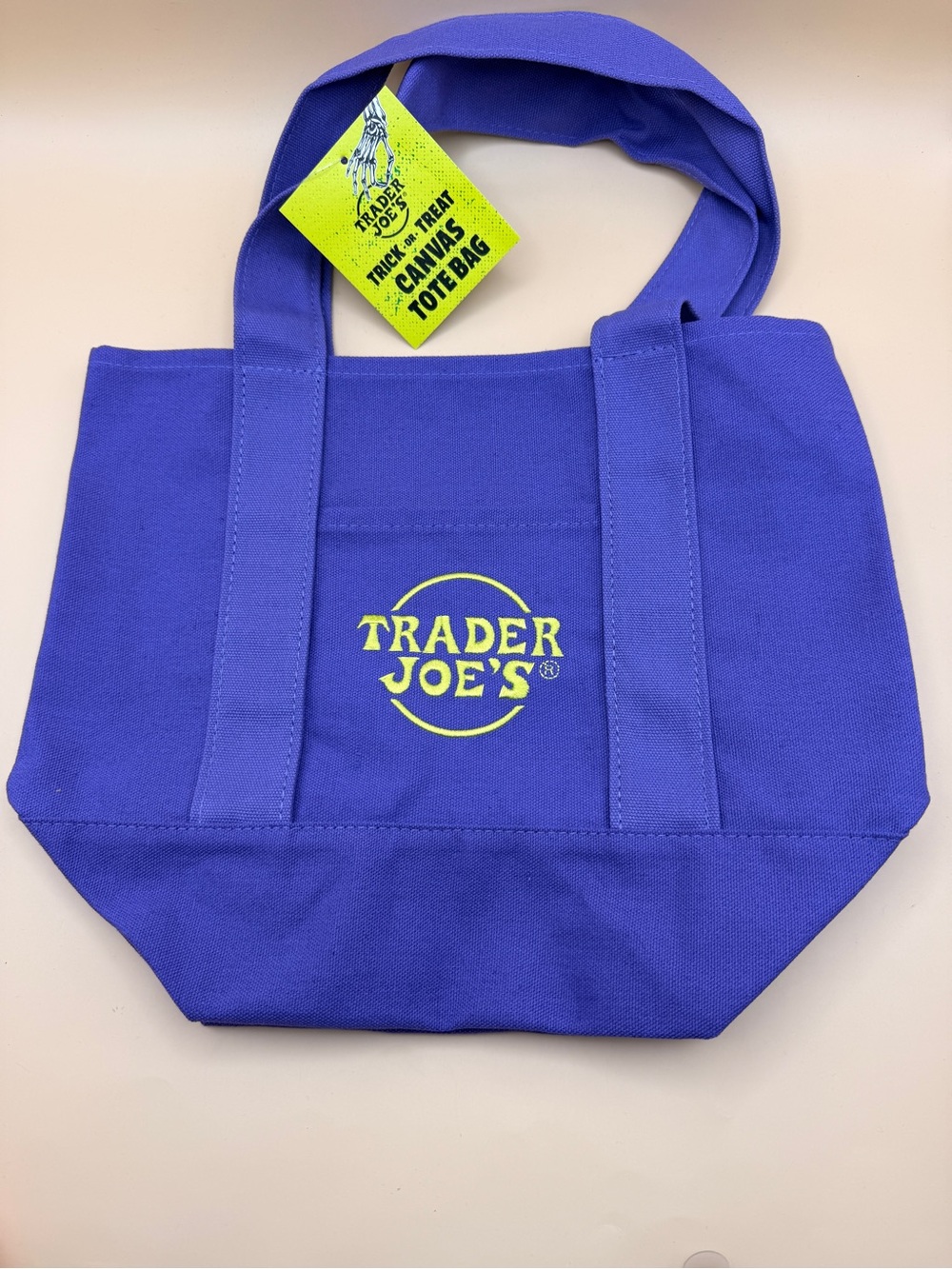 Purple Canvas Mini Tote Bag